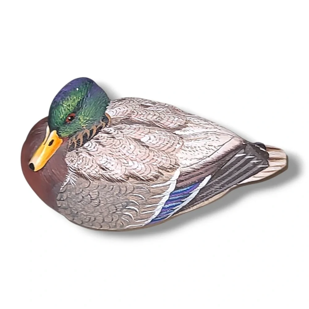 Ashley Gray Master Carver Mallard Duck Figurine Limited Edition‎ Hand Painted 4